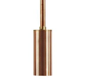 MR11 Copper Hanging Light 12" Copper Pole