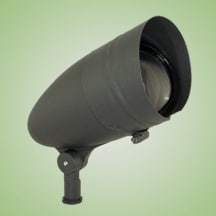 R40 Landscape Bullet Light Up Shield Large Stake (20"x2.5") 100 Watt Mercury Vapor 175 Watt MultipTap Aluminum