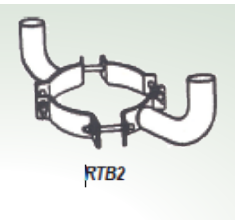 Wood Pole Bracket Dual Tenon