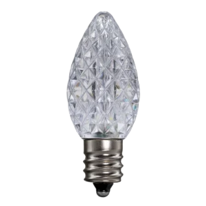 LED C7 Bulbs (Pack of 25) Warm White Faceted