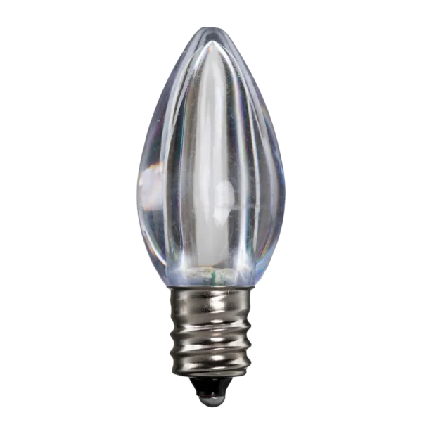 LED C7 Bulbs (Pack of 25) Warm White Smooth Transparent