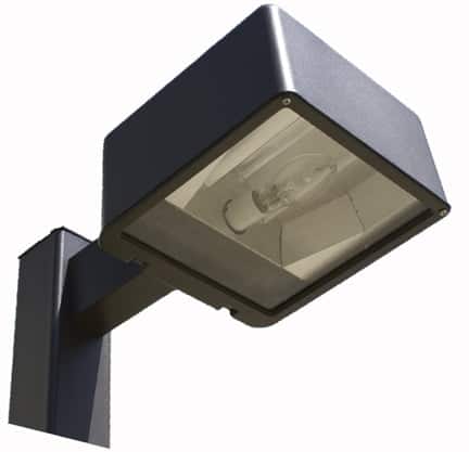15' Square Straight Pole Double Fixture Light Package 175W MH Parking/Roadway