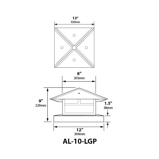 Surface Mount Lantern