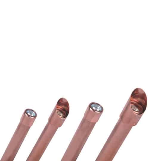 Copper Stake Light 5 Watts Angle Collar