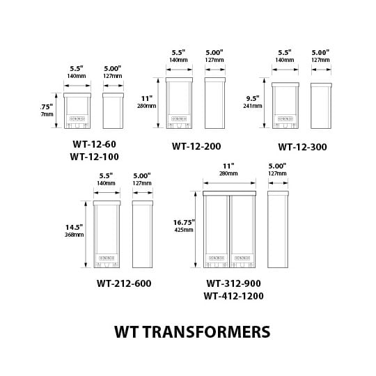 Weatherproof Transformer 300 Watt (Two Circuit) Astro Timer
