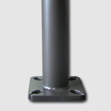 Round Straight Steel Galvanized Light Poles 15′ x 3" x 11G