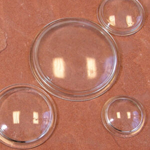 CLEAR CONVEX GLASS LENS, SL-20-SM