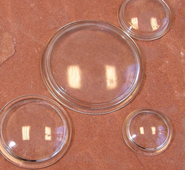 CLEAR CONVEX GLASS LENS, SL-20-SM