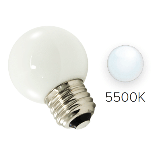 G50 LED Bulbs (25-Pack) Frosted, E26 Base