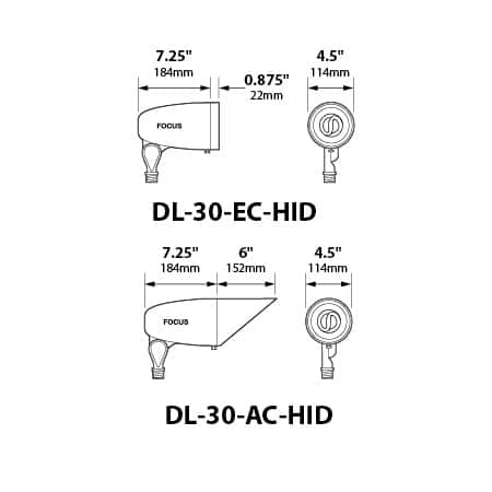 DL-30 PAR30 NO LAMP Aluminum Directional Light