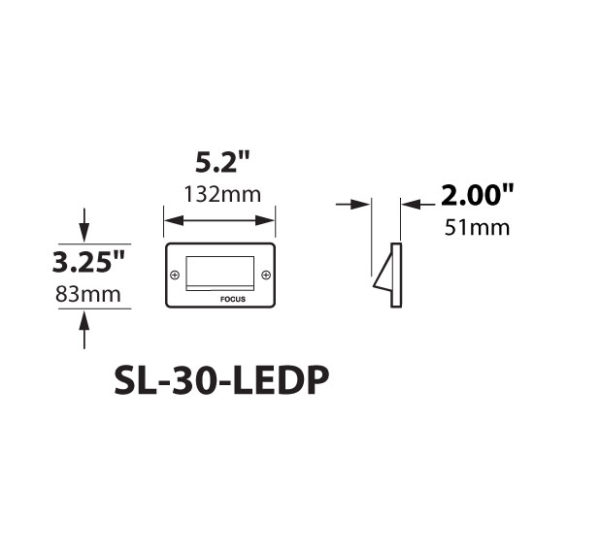 SL-30-LEDP 1 Louver Step Light