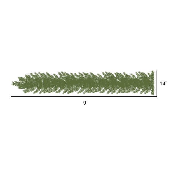 9′ x 14″ Oregon Fir Artificial Garland