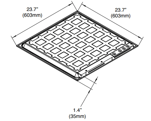 LPS-BL UX Series Slim LED Panel