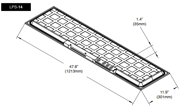 LPS-BL UX Series Slim LED Panel